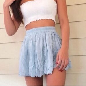Brandy Melville Light Blue Skirt